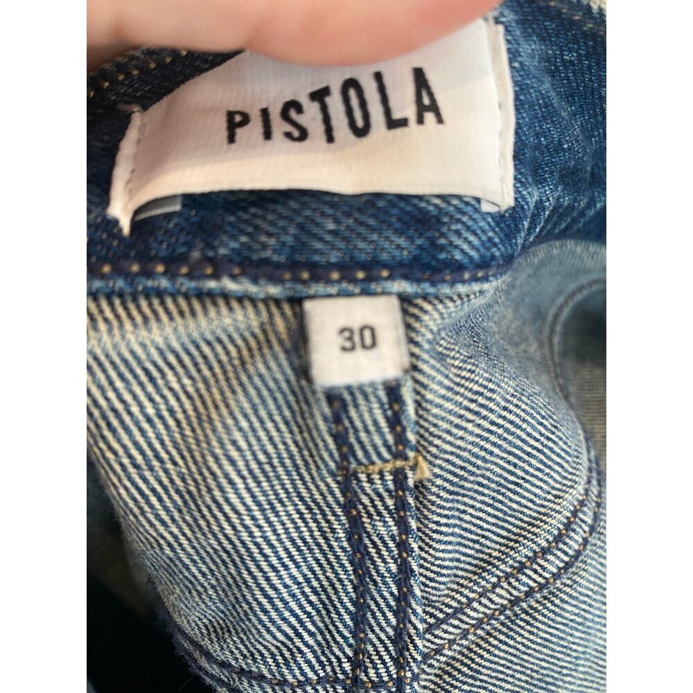 Pistola Hendrix High Rise Baggy Jean  Hurst Vintage Denim Wide Leg Size 30 - Picture 6 of 6
